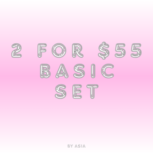 basic sets: 2 for $55