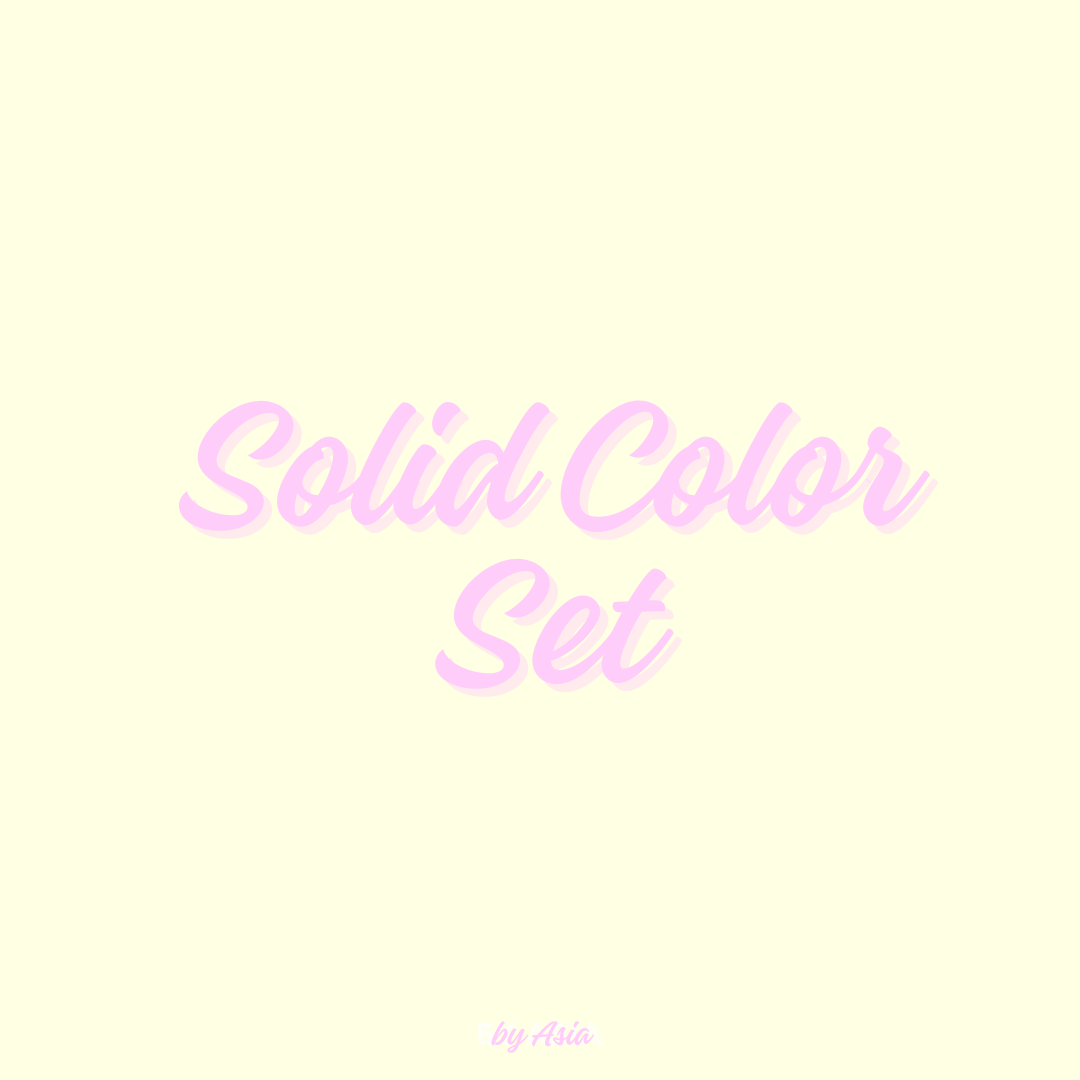solid color set