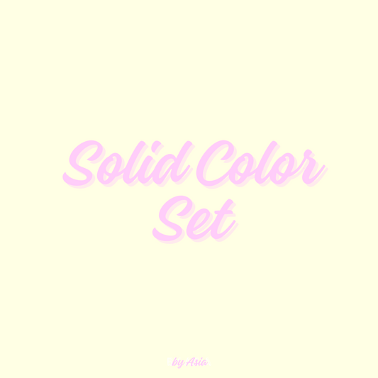 solid color set